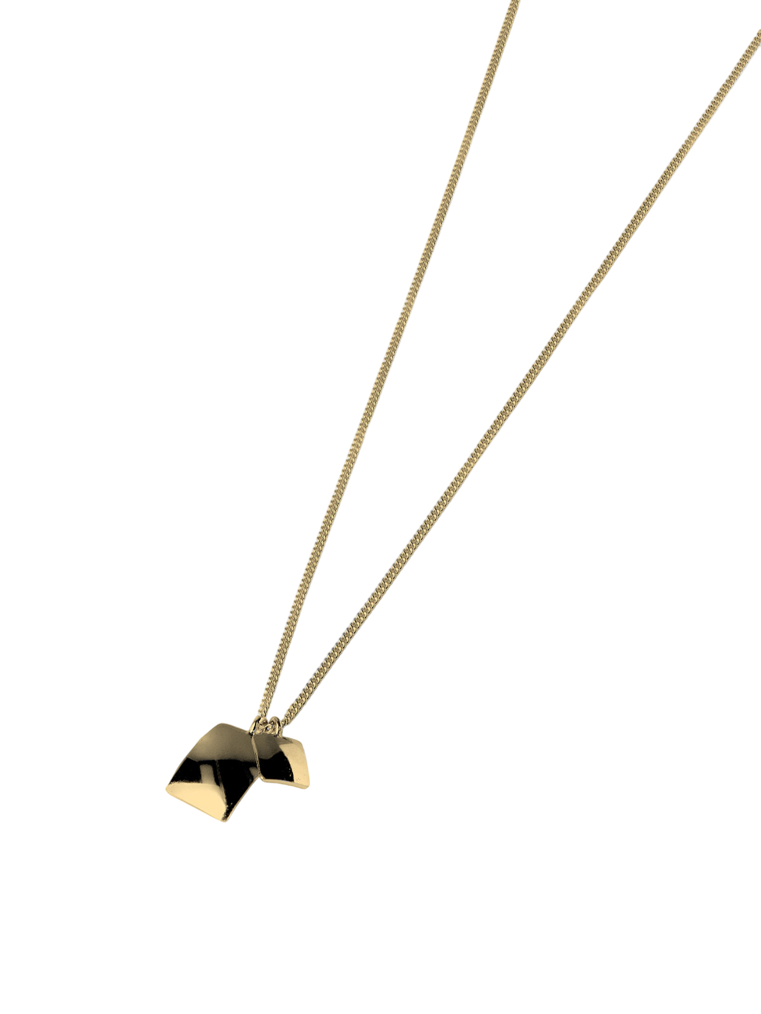 Credo necklace 02 gold plated silver